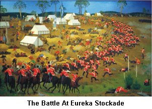 Battle at Eureka Stockade - Click to enlarge