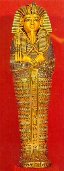 Tutankhamen's Golden Coffin  - Click to Return