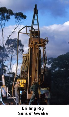 Drilling Rig - Sons of Gwalia - Click to enlarge