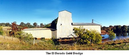 The El Dorado Gold Dredge - Click to enlarge
