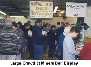 Large Crowd at Miners Den Display - Click to enlarge