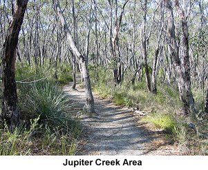 Jupiter Creek Area - Click to enlarge