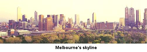 Melbourne's skyline - Click to enlarge