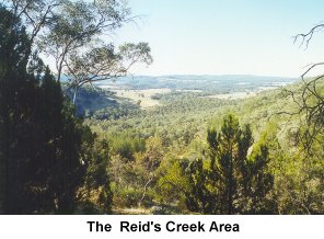 The Reid's Creek Area - Click to enlarge