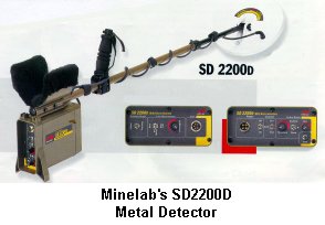 Minelab's SD 2200D - Click to enlarge