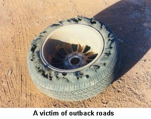 A Victim of outback roads - Click to enlarge