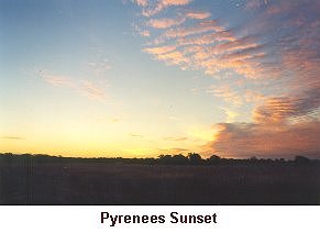 Pyrenees Sunset - Click to enlarge