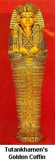 Tutankhamen's Golden Coffin - Click to enlarge