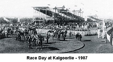 Raceday at Kalgoorlie - 1907