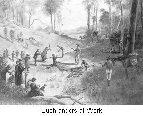 Bushrangers at Work  - Click to enlarge