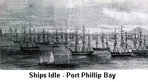 Ships Idle - Port Phillip - Click to enlarge