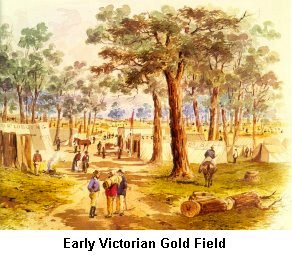 Early Victorian Gold Field - Click to enlarge