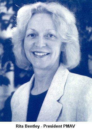 Rita Bentley - President PMAV  - Click to enlarge