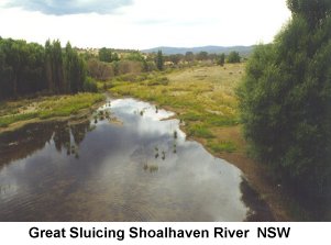 Great Sluicing Shoalhaven River - Click to enlarge