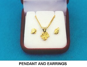 Pendant and Earrings - Click to enlarge