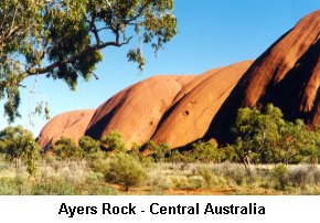 Ayers Rock - Central Australia - Click to enlarge